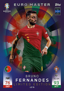 Bruno Fernandes Portugal Topps Match Attax EURO 2024 Euro Master Limited Edition #LE15
